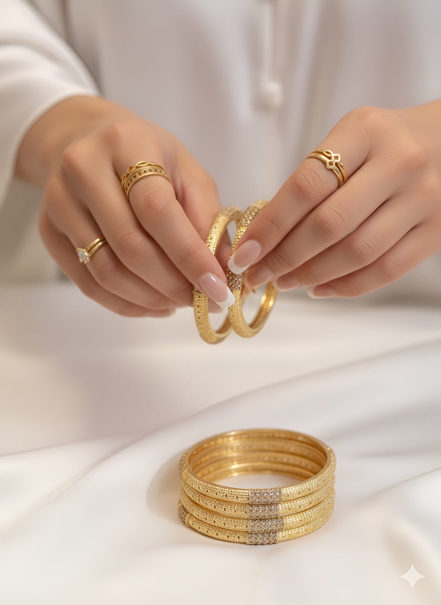 Gold Heritage festive bangles (GS-07)