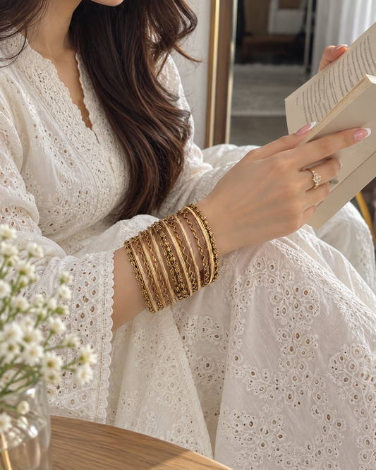 Gold thin delicate set (ss-30)