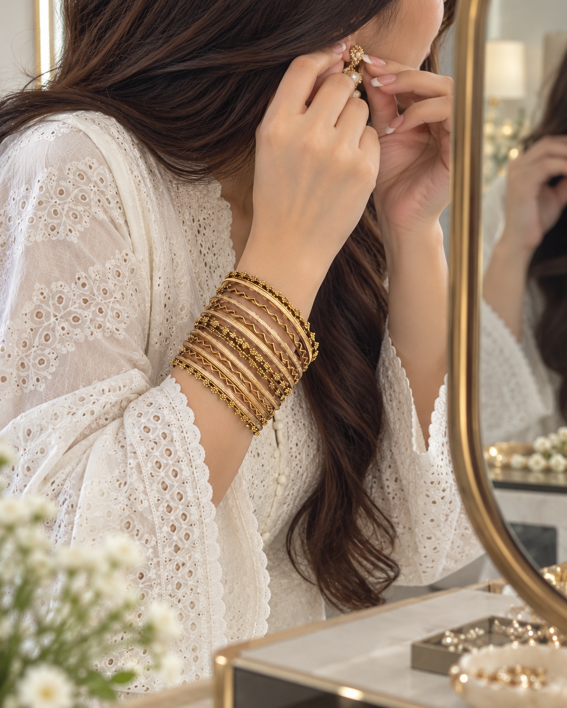 Gold thin delicate set (ss-30)