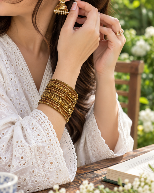 gold lace set (ss-24)