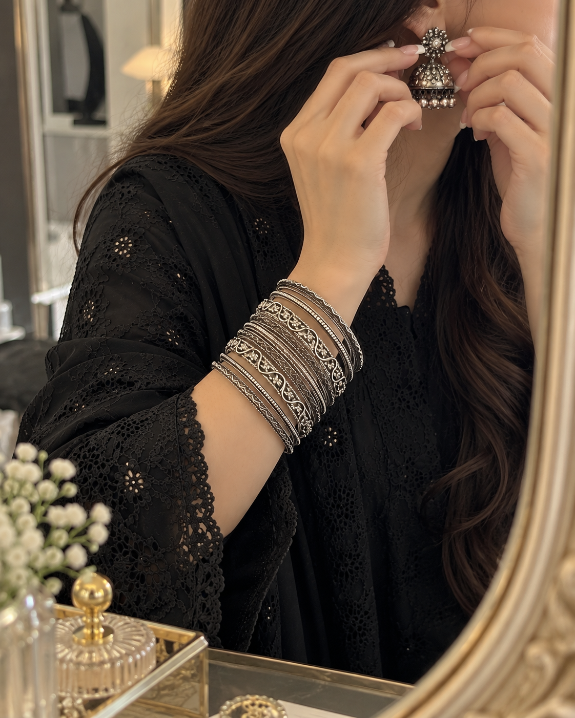 silver lace set (ss-25)