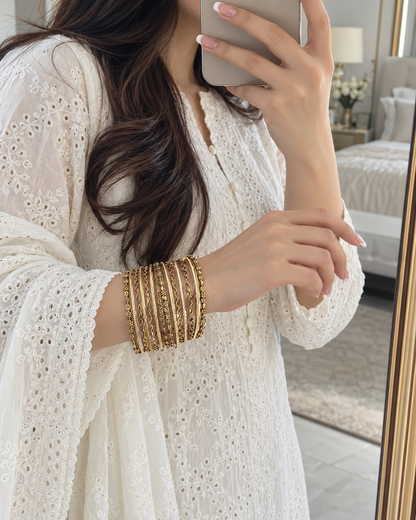 Gold thin delicate set (ss-30)