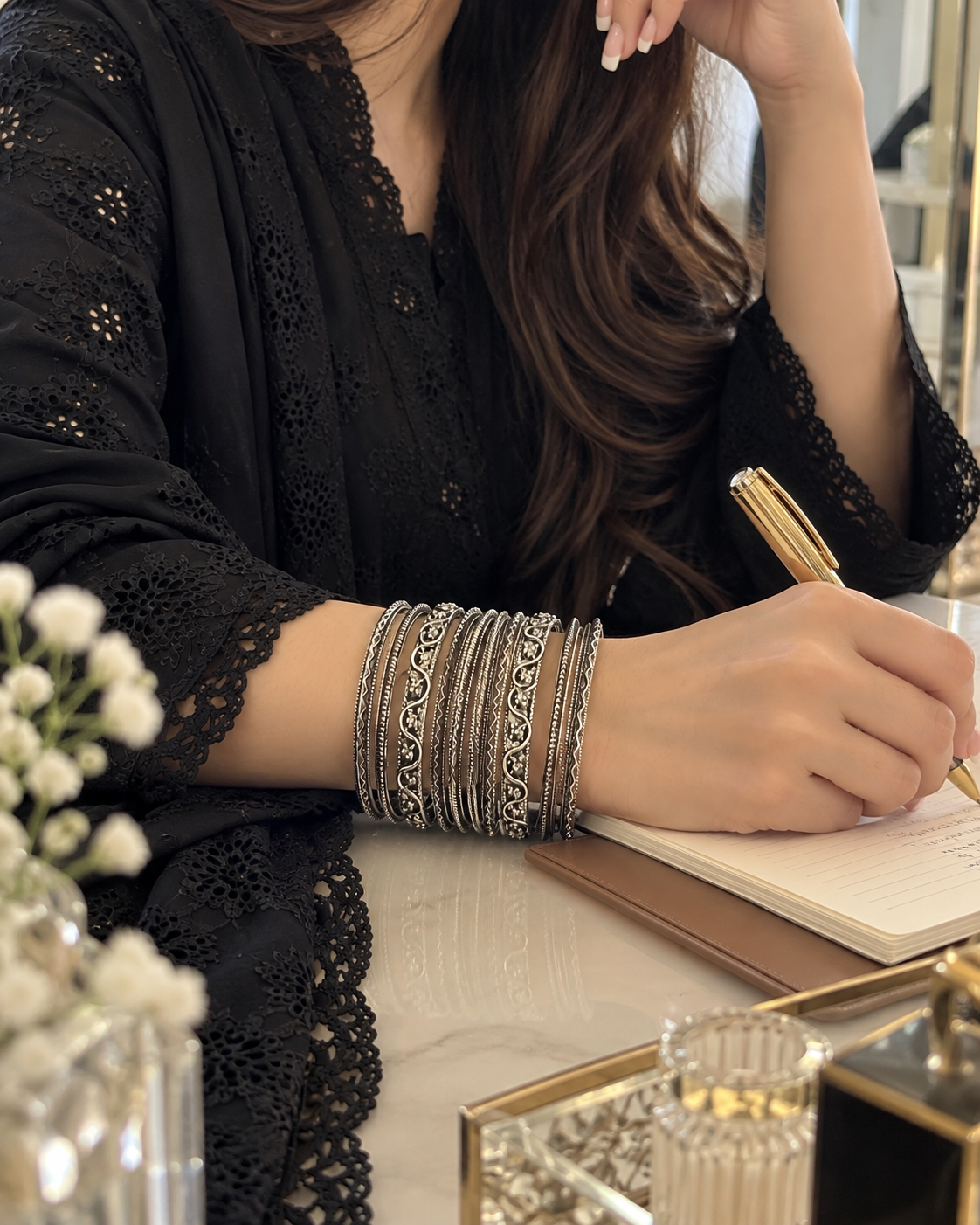 silver lace set (ss-25)