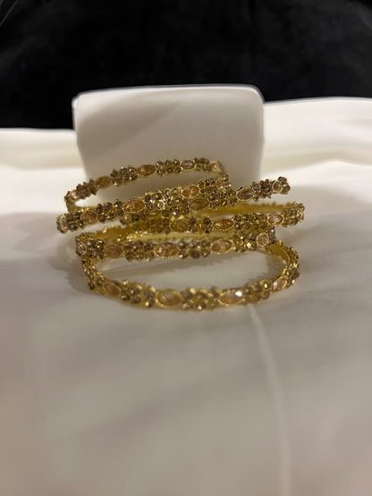 Crystal Glow Elegance Bangles (ST-01)