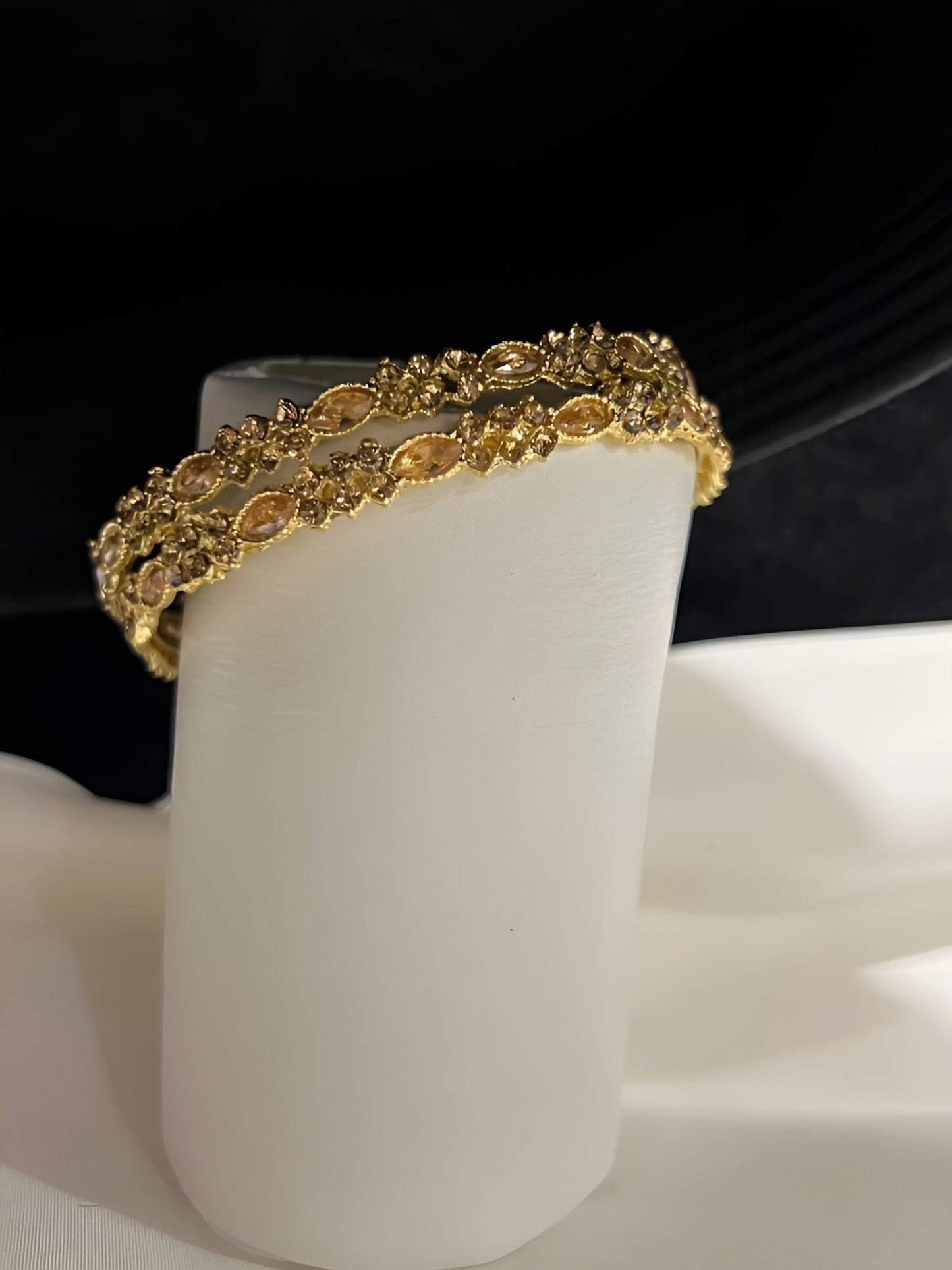 Crystal Glow Elegance Bangles (ST-01)