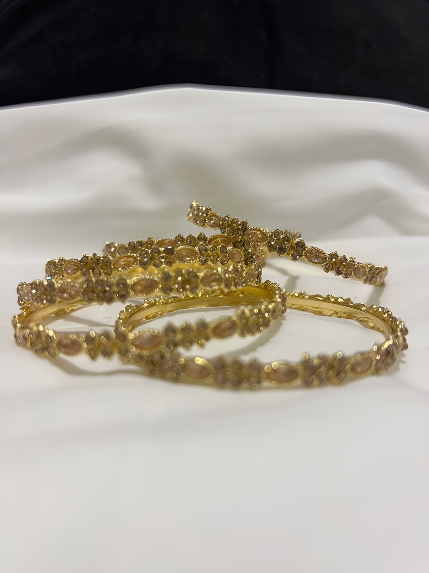 Crystal Glow Elegance Bangles (ST-01)