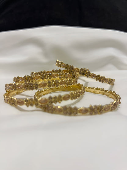 Crystal Glow Elegance Bangles (ST-01)