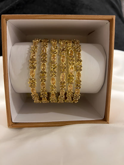 Crystal Glow Elegance Bangles (ST-01)