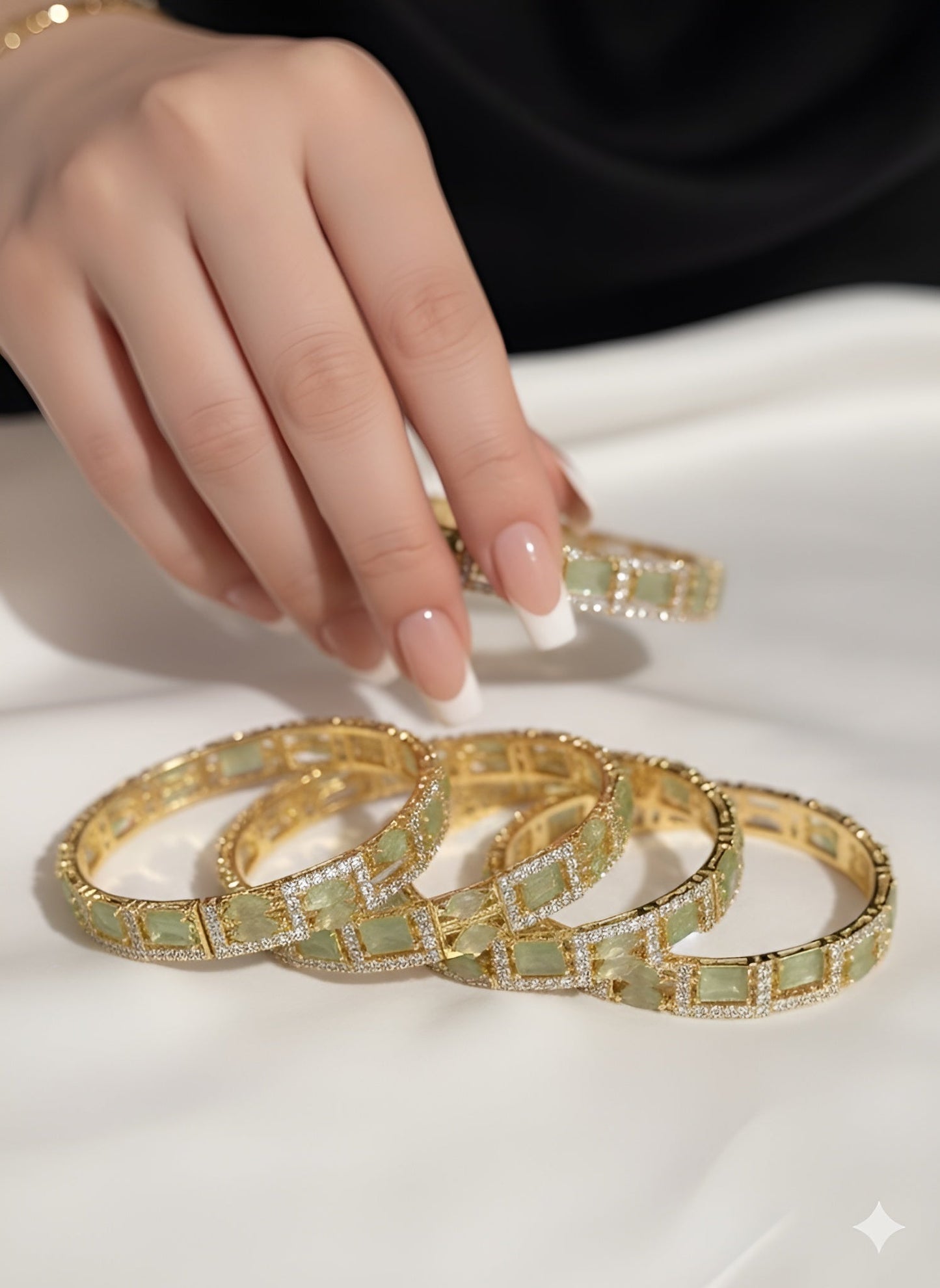 Glamour Stone Cuffs (ST-05)