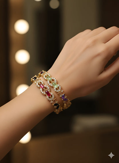 Bold Shine Bangles (ST-10)