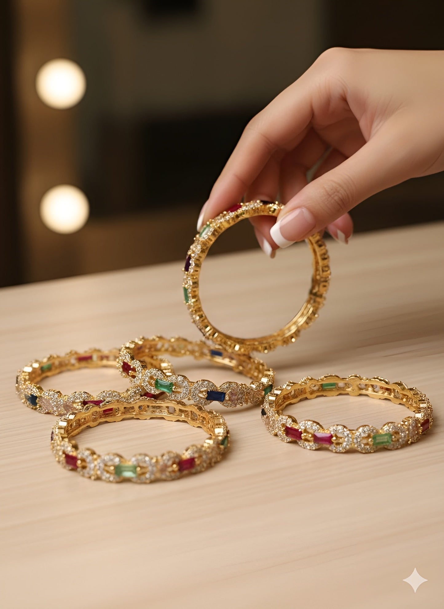 Bold Shine Bangles (ST-10)