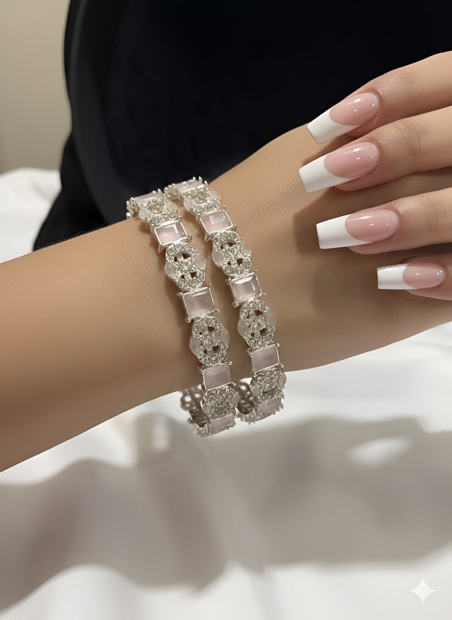 Crystal Charm Bangles (ST-09)