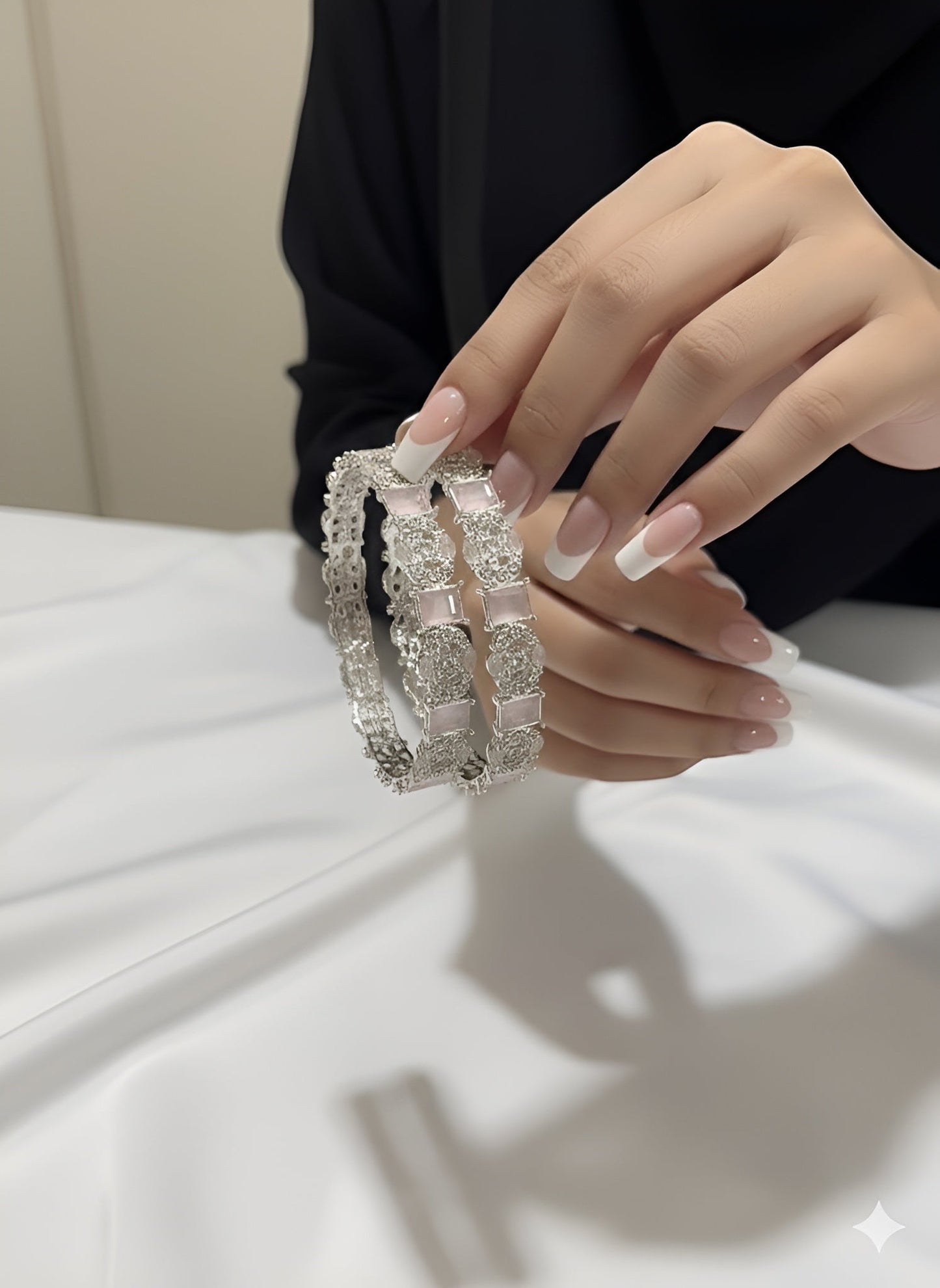 Crystal Charm Bangles (ST-09)