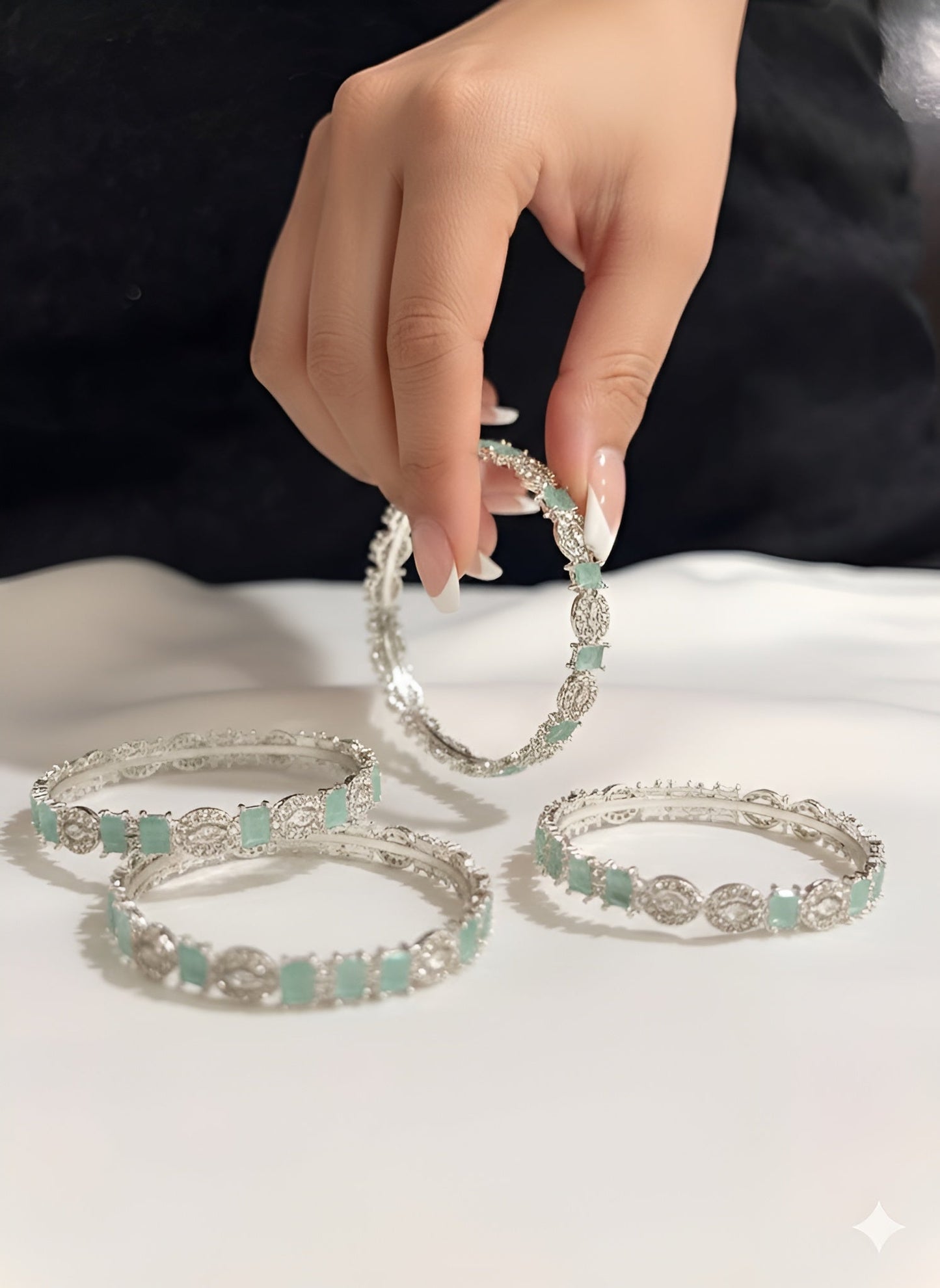 Glitter Wave Bangles (ST-11)