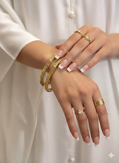 Gold Heritage festive bangles (GS-07)