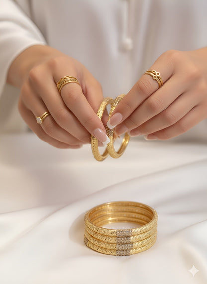 Gold Heritage festive bangles (GS-07)