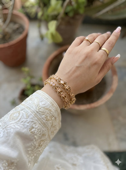 Ruby Royale Bangles (ST-23)