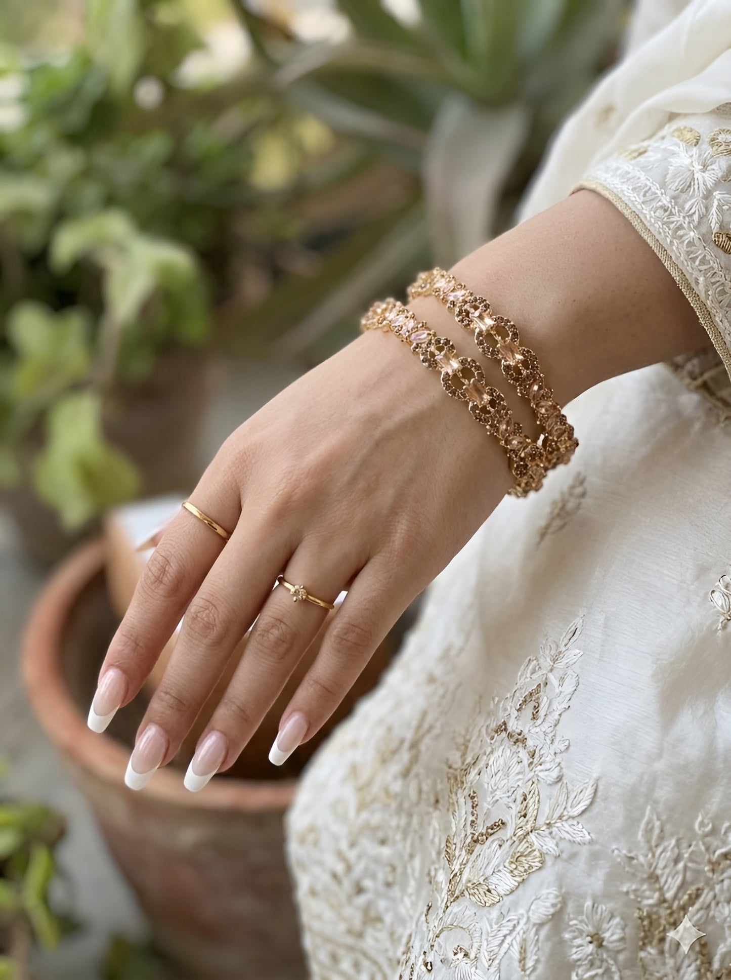 Ruby Royale Bangles (ST-23)